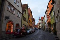 023 Rothenburg - Küblergässchen mit Weißen Turm
