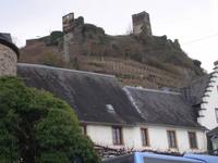 Beilstein- Blick auf die Burgruine Metternich