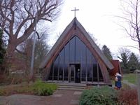 Ahrenshoop, Schifferkirche 1952 aus einheimischen Materialien erbaut