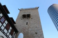 Stadtrundgang in Jena - altes Nikolaitor der Stadtmauer