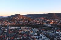 Jena - Blick vom Jentower ins Saaletal
