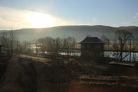 Sonnenaufgang im Saaletal