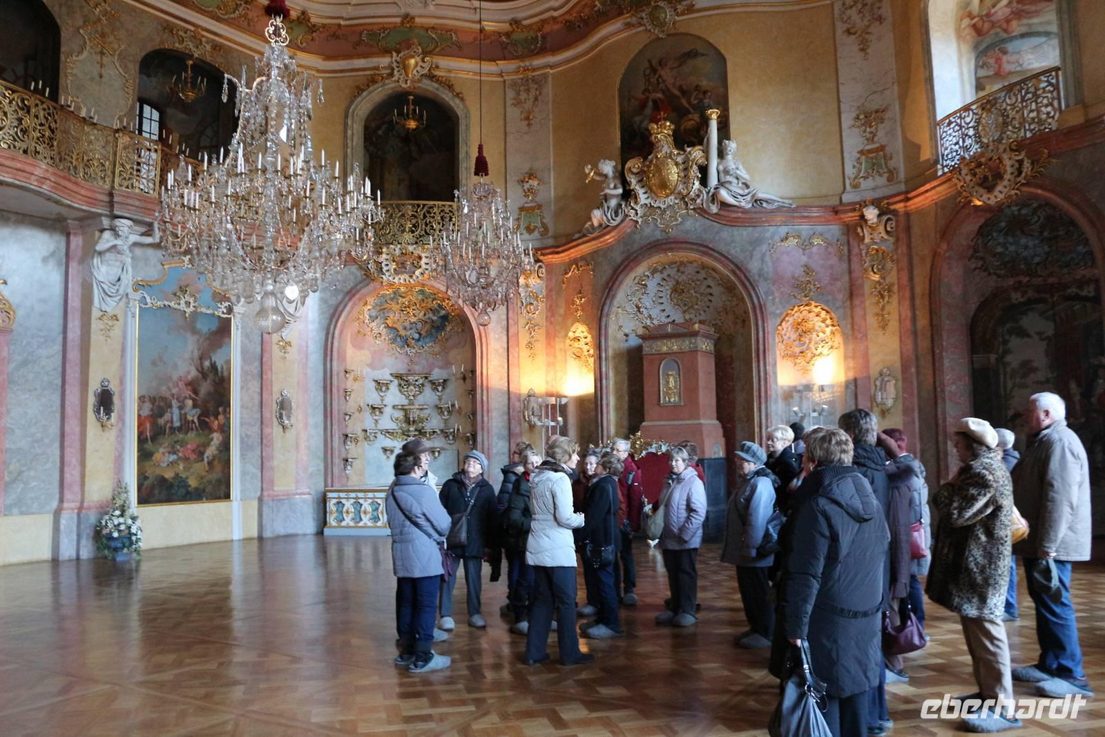 Führung in der Heidecksburg Rudolstadt - Festsaal