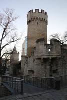 Stadtmauer mit Wehrturm in Jena
