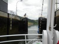 Ausfahrt aus Schleuse
