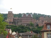 Blick auf Schloss Heidelberg