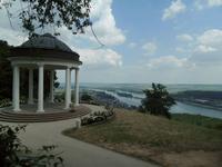 Blick vom Niederwalddenkmal auf den Rhein