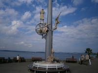 Meersburg, Denkmal auf der Mole