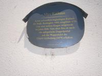 Hinweistafel am Alten Rathaus von Konstanz