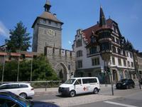 Konstanz, das Schnetztor, der Eingang zur Hauptgeschäftsstraße