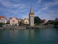 Lindauer Hafen mit Mangturm, dem alten Leuchtturm