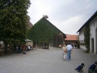 Der Zugang zum Gelände in der Nähe des 