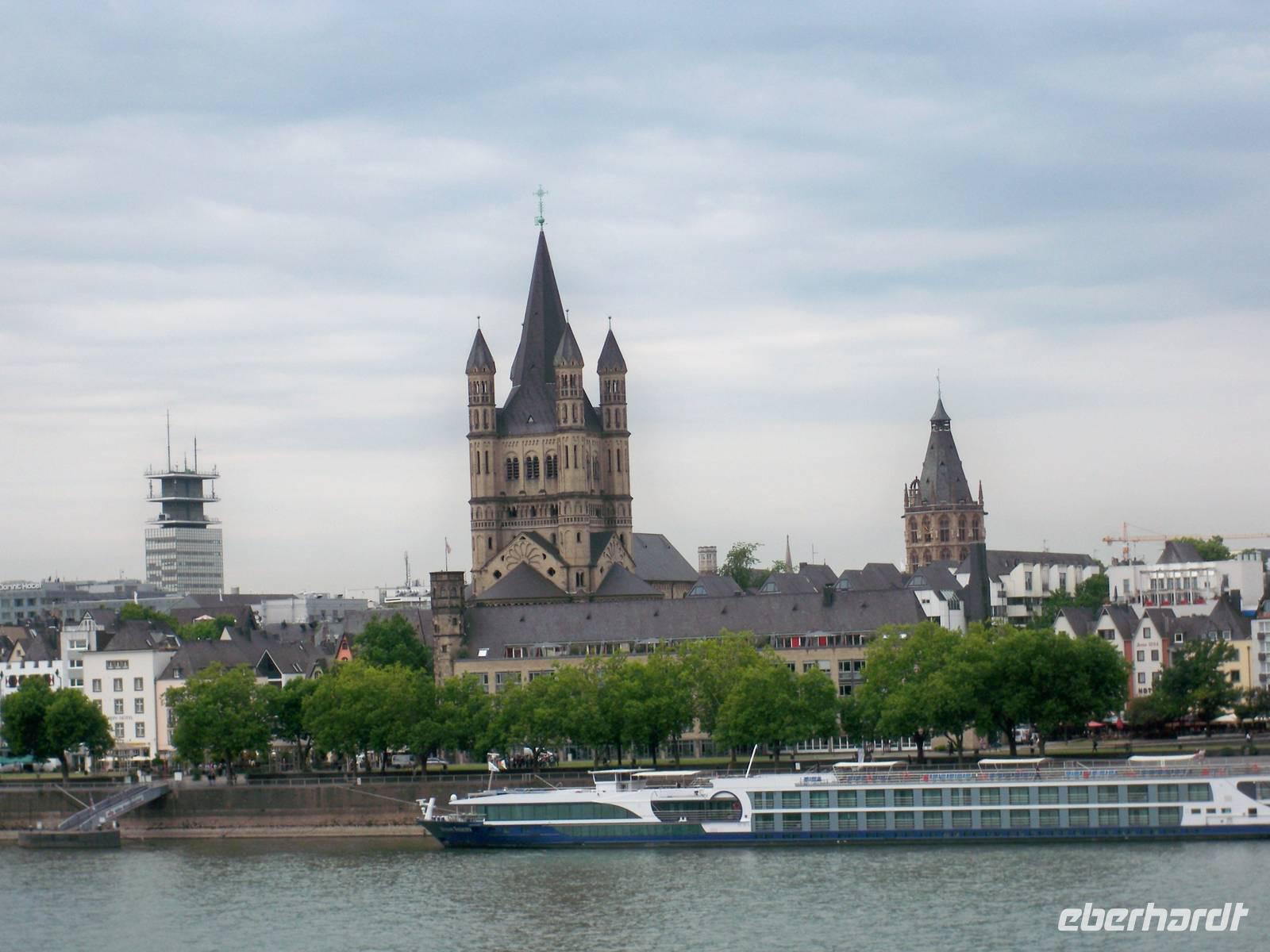 Blick zur Altstadt, Köln