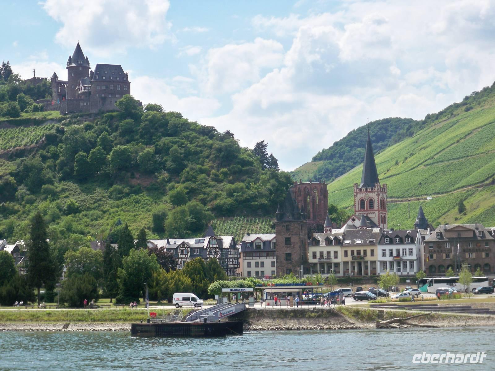 Bacharach mit Burg Stahleck