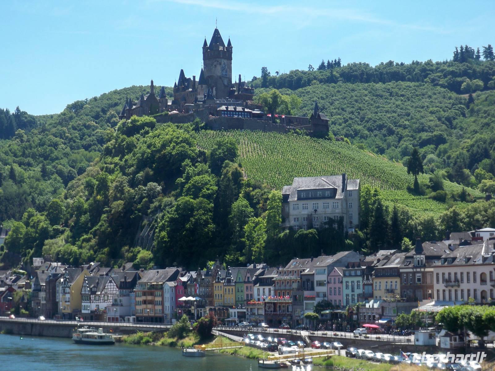 Blick zur Reichsburg, Cochem