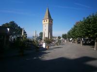 Lindau, Hafen, der Mangturm ein alter Leuchtturm von 1200