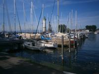 Im Hafen von Lindau am Bodensee