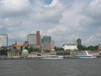 Blick auf die Landungsbrücken