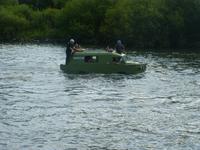 Amphibienfahrzeuge auf der Mosel