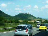 Stau an den Drei Gleichen