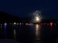Feuerwerk über dem Rhein