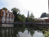 Lüneburg - an der Ilmenau mit Blick zur Johanniskirche