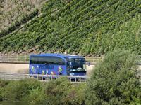 unser Bus muss den Landweg nehmen