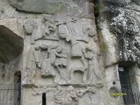 Kreuzabnahmerelief an den Externsteinen