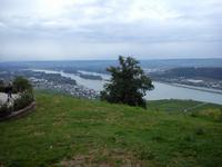 Blick auf den Rhein vom Niederwalddenkmal