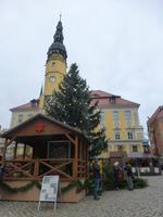 Rathaus Bautzen mit Weihnachtsmarkt