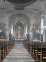 weihrauchgefülltes Kirchenschiff in Waldkirch