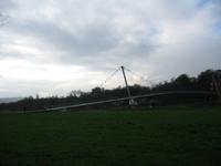 Fußgängerbrücke über die Weser in  Minden