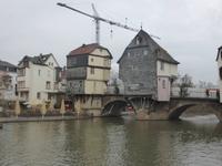Bad Kreuznach - Brückenhäuser auf der alten Nahebrücke