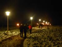 Fackelspaziergang zum Panoramarestaurant in der Kauzenburg