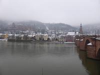 Heidelberg - Blick zur Altstadt und Schloss