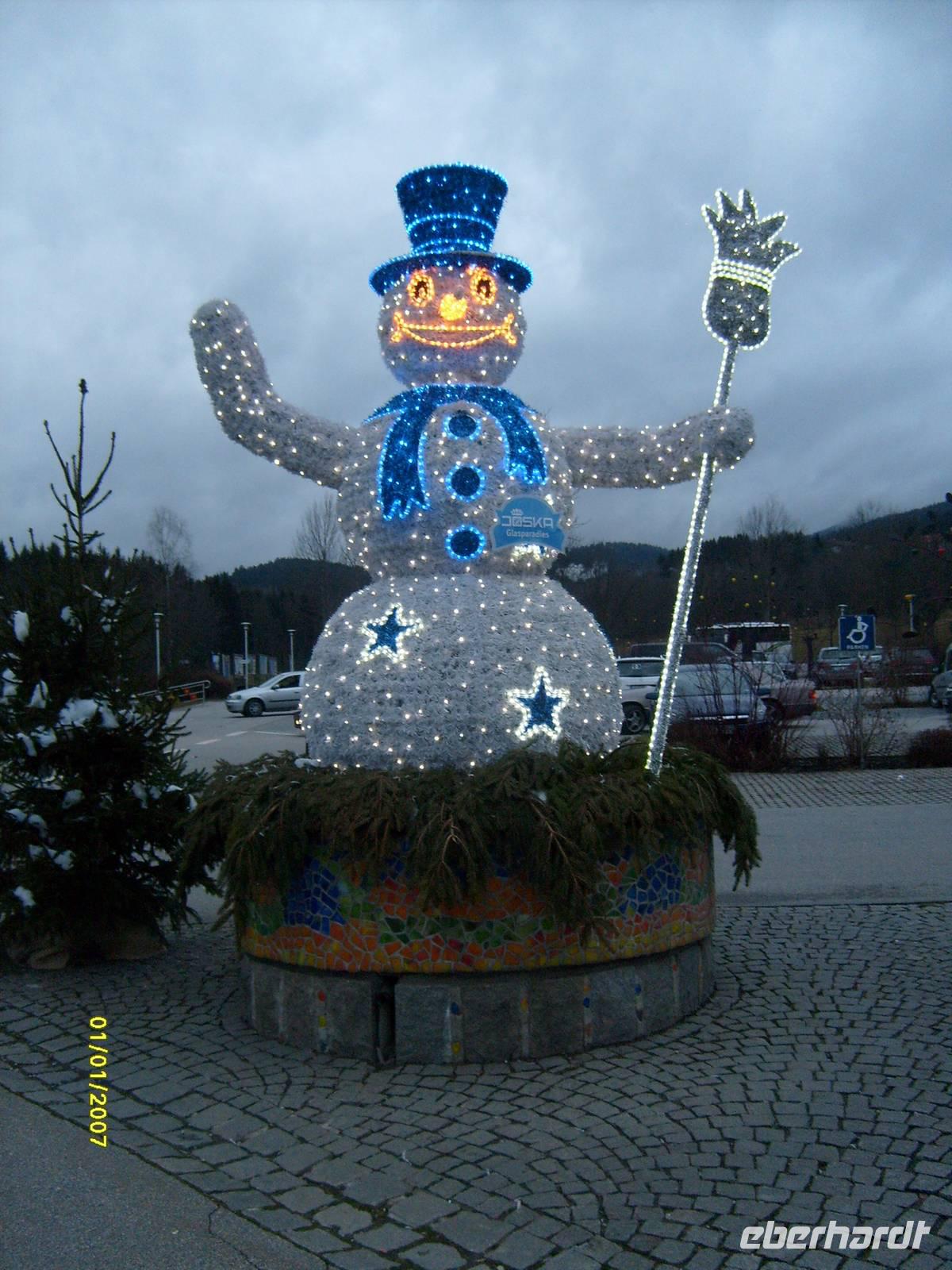 der gläserne Schneemann