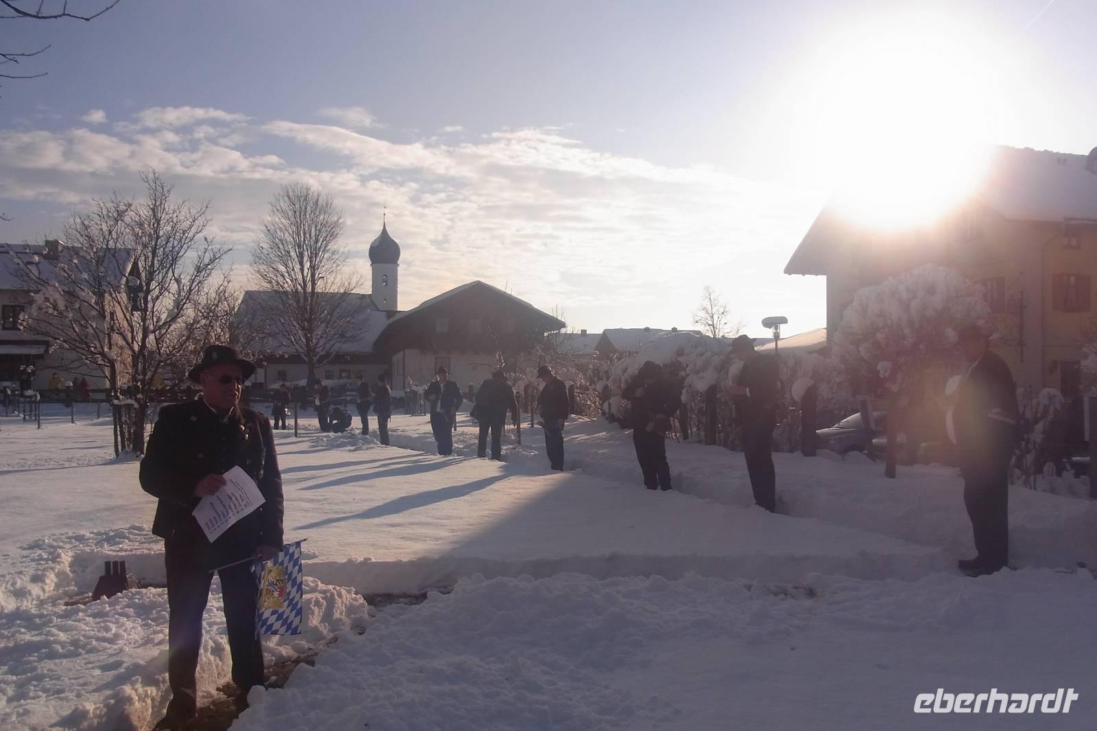 Neujahrschießen der Böllerschützen