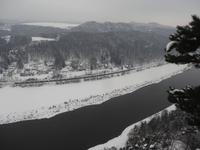 Blick von der Bastei auf die Elbe