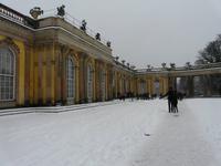 Schloss Sanssouci im Winter
