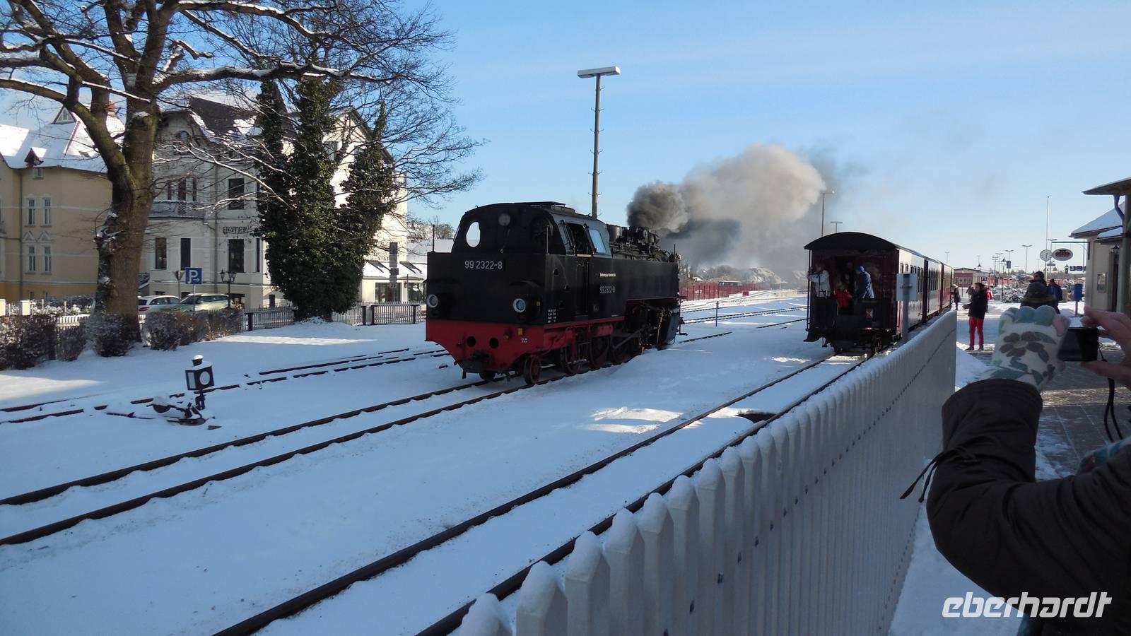 Die Lok beim Rangieren