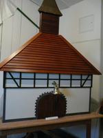 Modell vom dreieckigen Rathaus