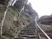 Südaufstieg zum Lilienstein