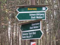 Wegweiser zur Stadt Wehlen