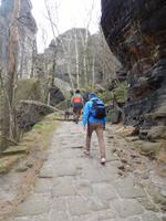 Auftstieg Pfaffenstein