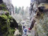 Abstieg vom Pfaffenstein