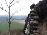 Aufstieg Lilienstein