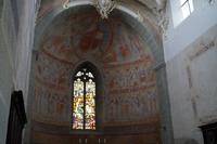 Wandgemälde in Peter und Paul aus dem frühen 12. Jhdt.