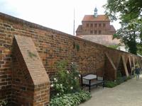 an der Mauer des Mönchsgarten