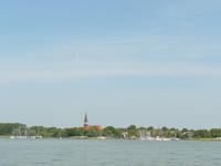Wustrow vom Bodden aus