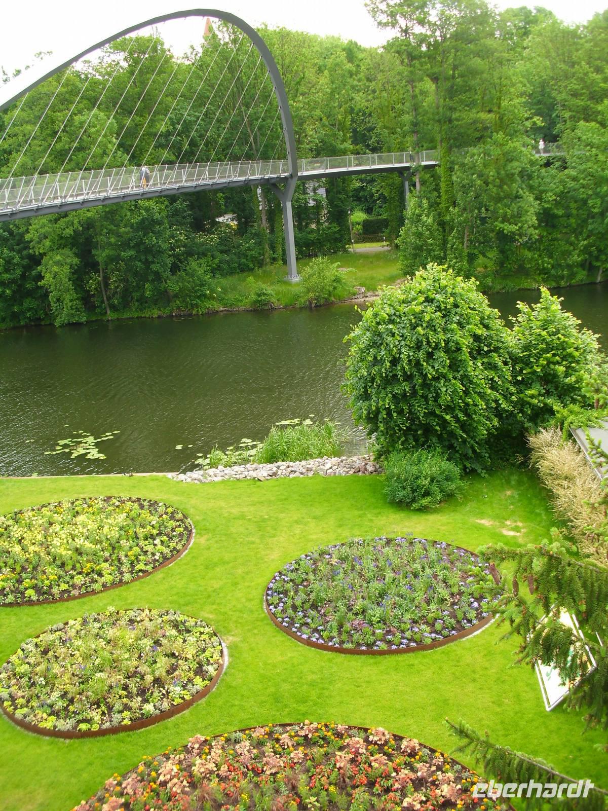 348m lange Brücke in Rathenow über die Havel 